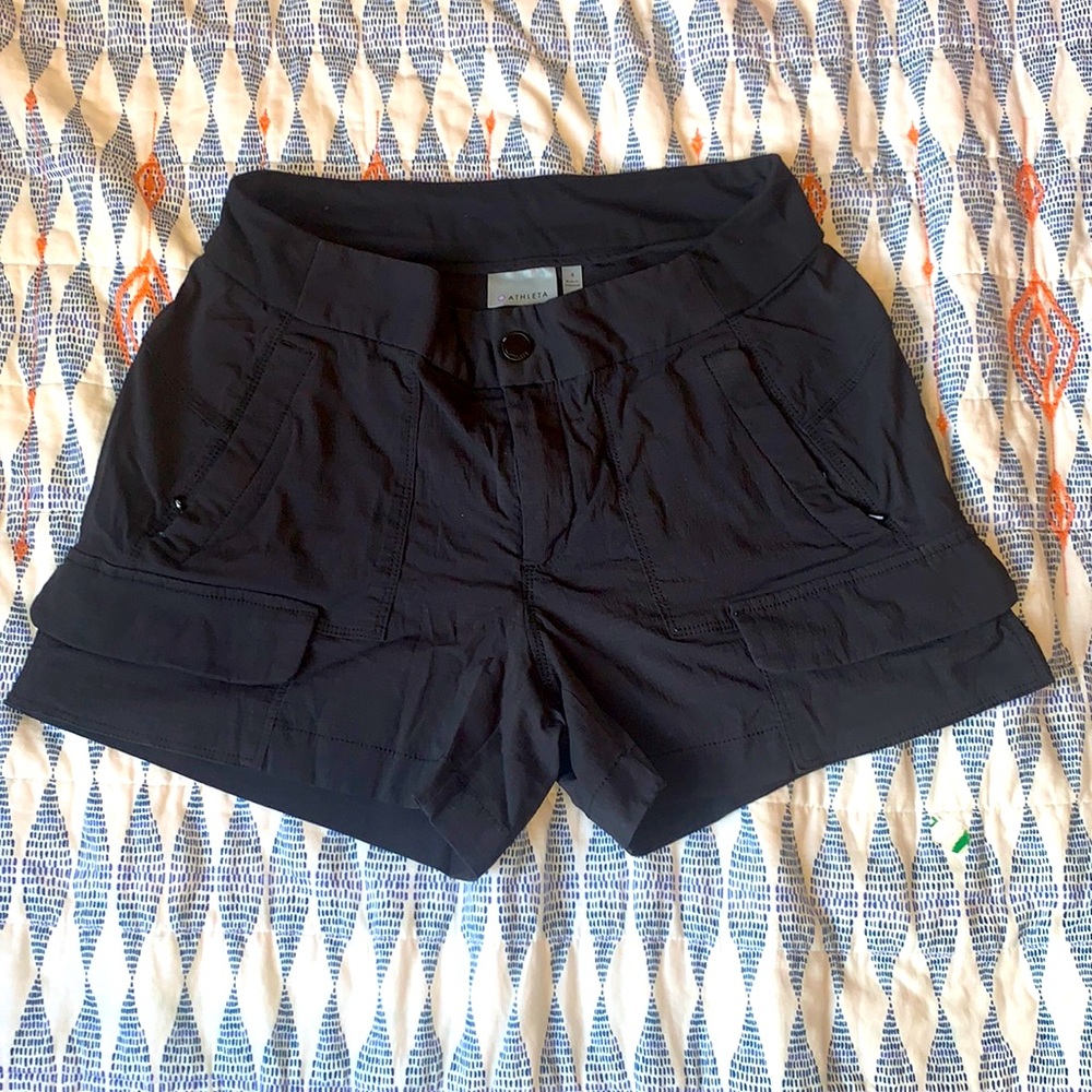Athleta Black Utility Shorts